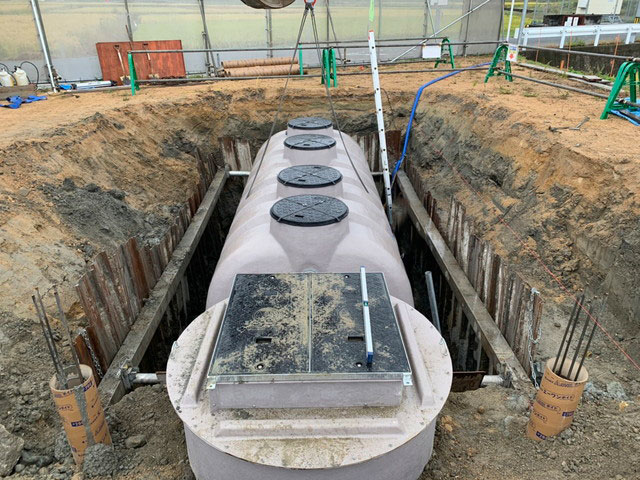 70人槽 施工状況の画像